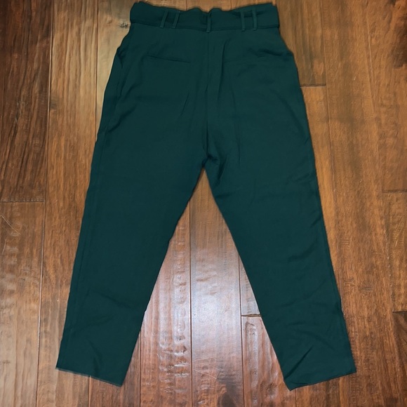 Zara High-waisted Paper Bag Trousers - Picture 6 of 7